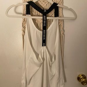 Nike White Dry Fit top